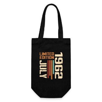 July 1962 Birthday Gift 1962 July 1962 - Gift Bag for Bottles - black - Front