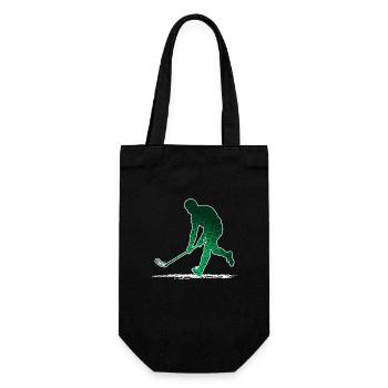Floorballer Floorball Player Unihoc Floorball - Gift Bag for Bottles - black - Front