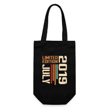 July 2019 Birthday Gift 2019 July 2019 - Gift Bag for Bottles - black - Front