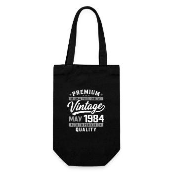 May 1984 Birthday 42 years old - Born May 1984 - Gift Bag for Bottles - black - Front