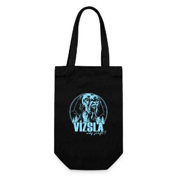 Vizsla - Geschenkbeutel für Flaschen - Schwarz - Vorne