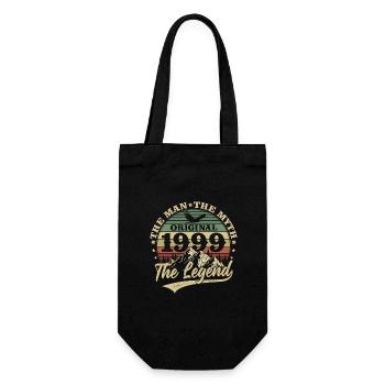 1999 Vintage anniversaire homme mythe légende - Sac à bouteille - noir - Devant