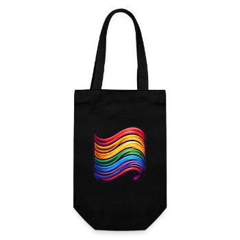 Flag of Diversity - Gift Bag for Bottles - black - Front