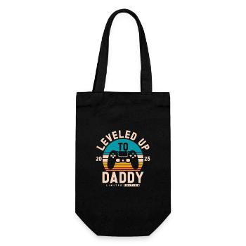 Promu au rang de Papa 2025 - Sac à bouteille - noir - Devant