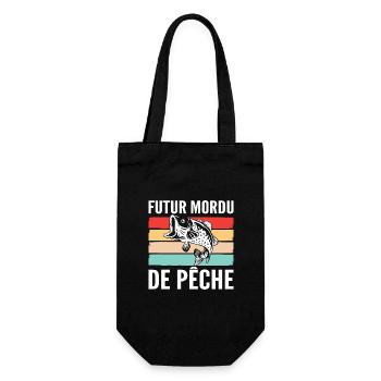 Fishing Enthusiast for Baby - Gift Bag for Bottles - black - Front