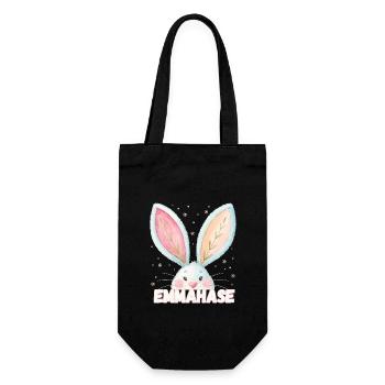 Name Emma Rabbit Emma Bunny Pet Name - Gift Bag for Bottles - black - Front