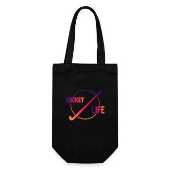 Field Hockey Hockey Team Hockey Stick - Gift Bag for Bottles - black - Front