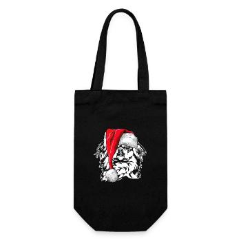Père Noël pékinois chiens chien Wilsigns - Sac à bouteille - noir - Devant