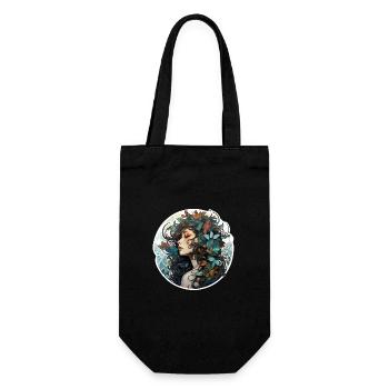 Mother Nature Mother Earth Nature Goddess Femininity 1 - Gift Bag for Bottles - black - Front