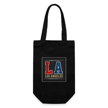 Los Angeles - Geschenkbeutel für Flaschen - Schwarz - Vorne