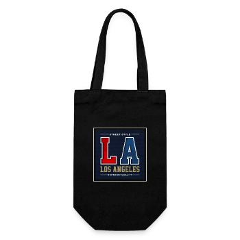 Los Angeles - Geschenkbeutel für Flaschen - Schwarz - Vorne