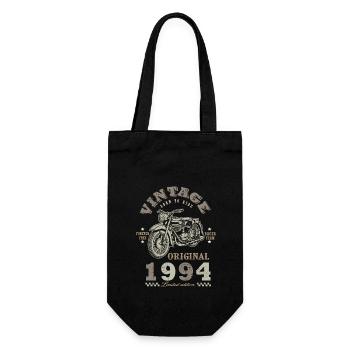 Biker Born 1994 Birthday 1994 Motorcycle - Gift Bag for Bottles - black - Front