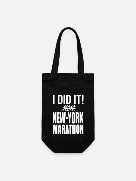 i did it run running - Sac à bouteille - noir