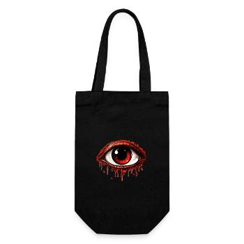 Oeil d’Halloween 2 - Sac à bouteille - noir - Devant