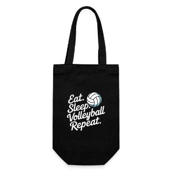 Volleyball Players Beach Volleyball Volleyball Players - Gift Bag for Bottles - black - Front