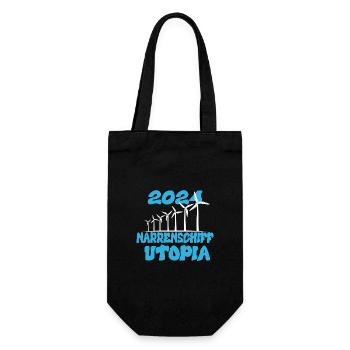 Ship of Fools Utopia, year 2024 - Gift Bag for Bottles - black - Front