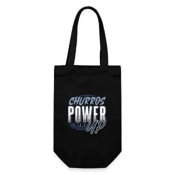 Churros Power Me Up Vêtements Enthousiastes - Sac à bouteille - noir - Devant