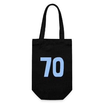 70. 70 ANS. 70e ANNIVERSAIRE. ANNIVERSAIRE 70 ANS. - Sac à bouteille - noir - Devant