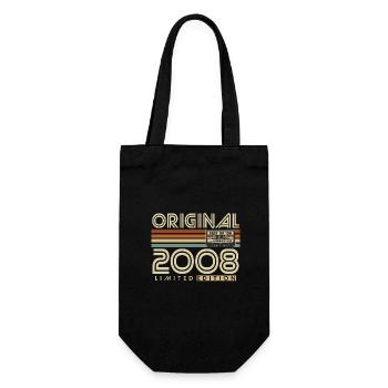 Original 2008 Vintage Vintage Anniversaire Rétro - Sac à bouteille - noir - Devant