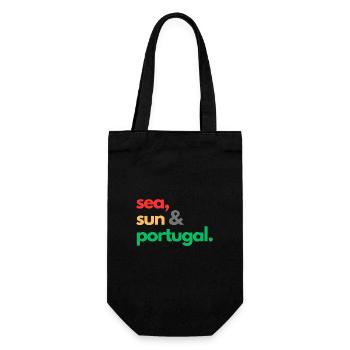 Sea, Sun & Portugal. - Sac à bouteille - noir - Devant