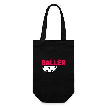 Unihockey Floorball Floorball player Floorballer - Gift Bag for Bottles - black - Front