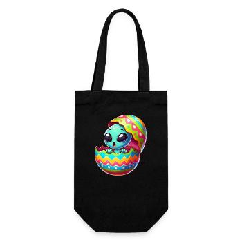 Conception colorée d’oeuf de Pâques extraterrestre éclosion - Sac à bouteille - noir - Devant