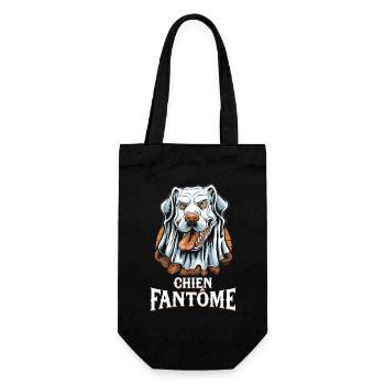 Chien fantôme - Sac à bouteille - noir - Devant
