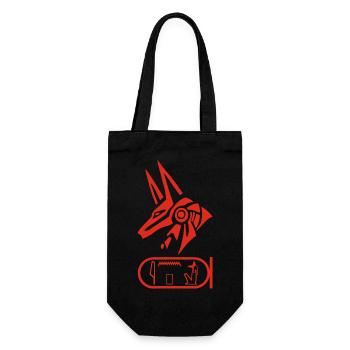 Dieu Anubis (rouge) - Sac à bouteille - noir - Devant