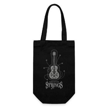Lord of the Strings - Gift Bag for Bottles - black - Front