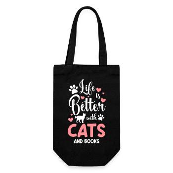 Cats Pet Mistress - Gift Bag for Bottles - black - Front