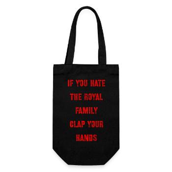 Clap your hands - Gift Bag for Bottles - black - Front