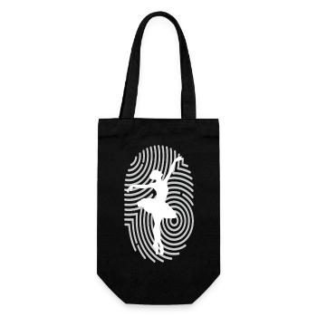 Dancing Dance Music - Geschenkbeutel für Flaschen - Schwarz - Vorne