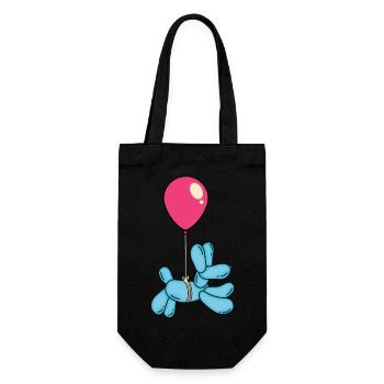 Balloon Animal Party Balloon Artist - Gift Bag for Bottles - black - Front