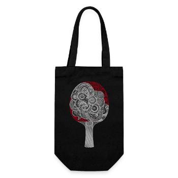 Paddle - Gift Bag for Bottles - black - Front
