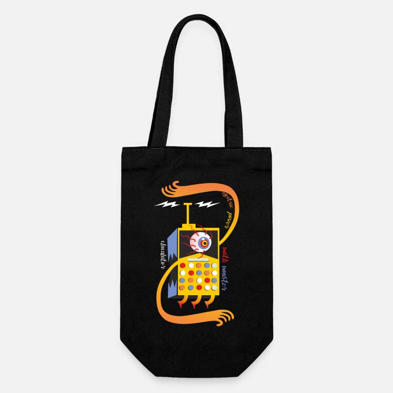 Beispielrechner-Elektrisch - Geschenkbeutel für Flaschen - Schwarz