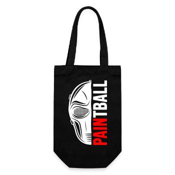 paintball gotcha-game painter - Geschenkbeutel für Flaschen - Schwarz - Vorne