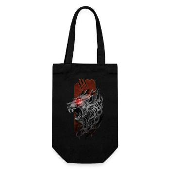 Primal Inferno: Furious Baboon Ape - Gift Bag for Bottles - black - Front