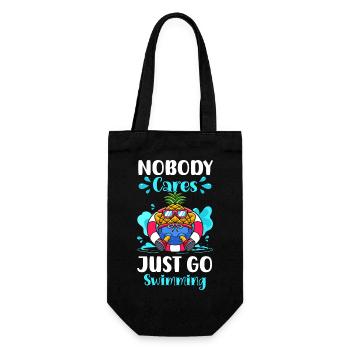 Swimming Water Bathing Swimming Trunks - Gift Bag for Bottles - black - Front