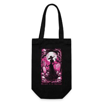 Welcome to my nightmare 02 - Gift Bag for Bottles - black - Front