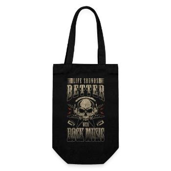 Rocker Fan Bandleader Kutte - Geschenkbeutel für Flaschen - Schwarz - Vorne
