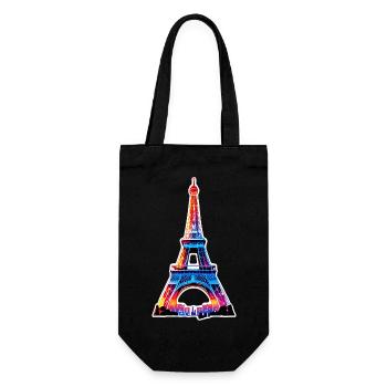 Eiffel tower #11 - Sac à bouteille - noir - Devant