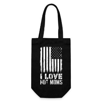 Déclaration amusante pour les fans de Hot Mom - Sac à bouteille - noir - Devant