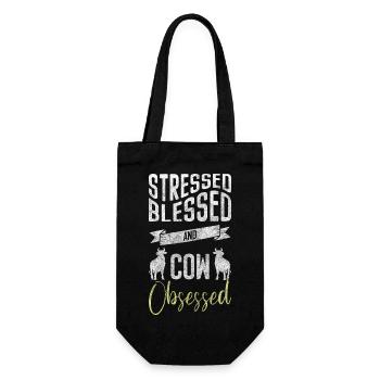 Beef Farmer Sweet Economy - Gift Bag for Bottles - black - Front
