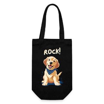Cute Labrador Dog Puppy - Skirt - Gift Bag for Bottles - black - Front