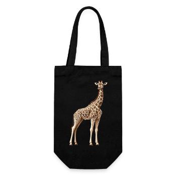 Girafe - Sac à bouteille - noir - Devant