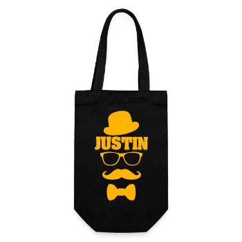 Cool Justin - Gift Bag for Bottles - black - Front