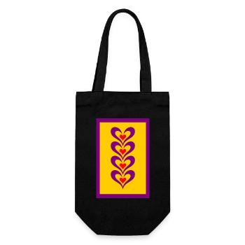 Need More Love - Gift Bag for Bottles - black - Front