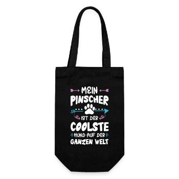 dicton sur le chien pinscher - Sac à bouteille - noir - Devant