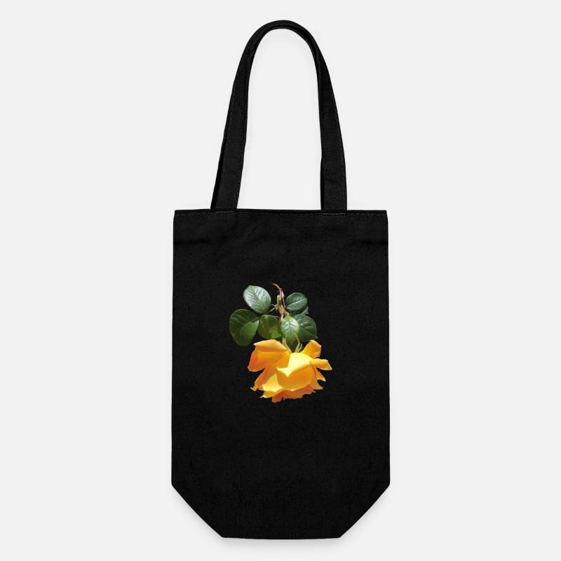 Rose de printemps parfumée - Sac à bouteille - noir