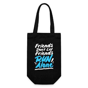 Marathon Half Marathon Marathon Runner - Gift Bag for Bottles - black - Front